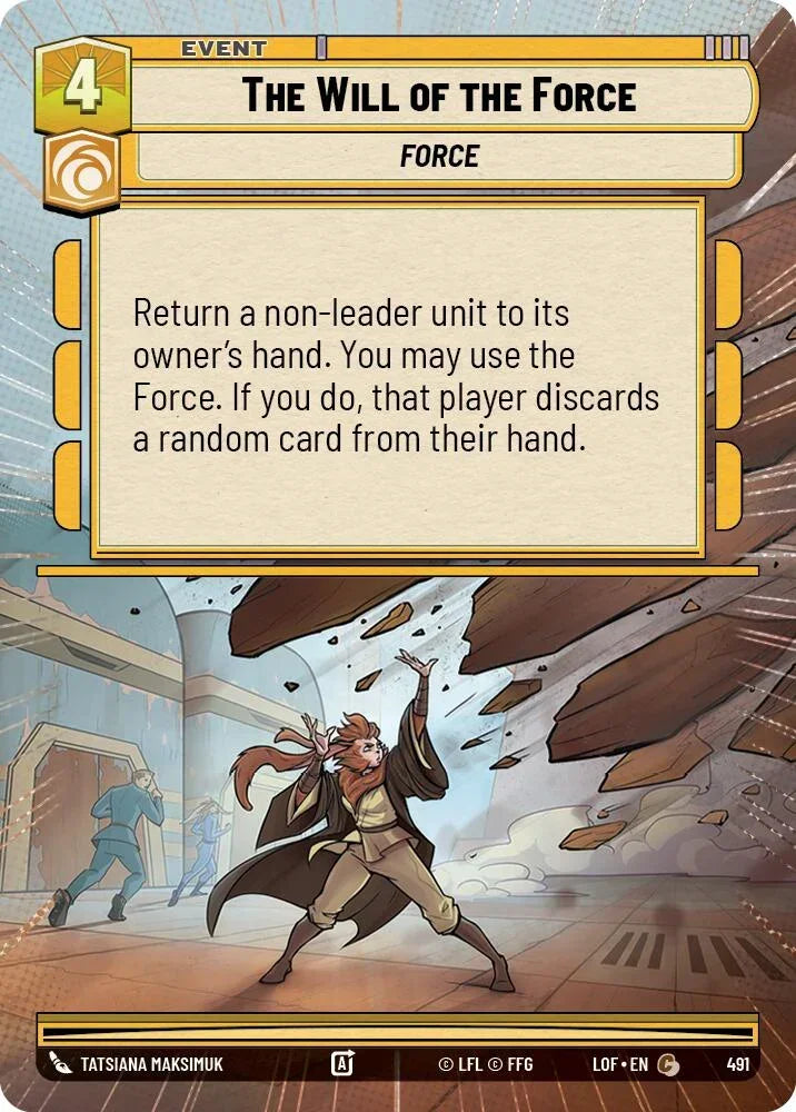 The Will of the Force (491) (Hyperspace) (491) [Legends of the Force]