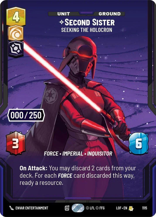 Second Sister (1115) - Seeking the Holocron (Serialized) (1115) [Legends of the Force]