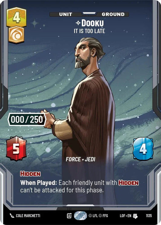 Dooku (1135) - It Is Too Late (Serialized) (1135) [Legends of the Force]