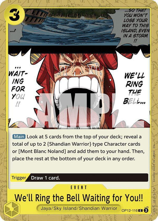 We'll Ring the Bell Waiting for You!! [Legacy of the Master]