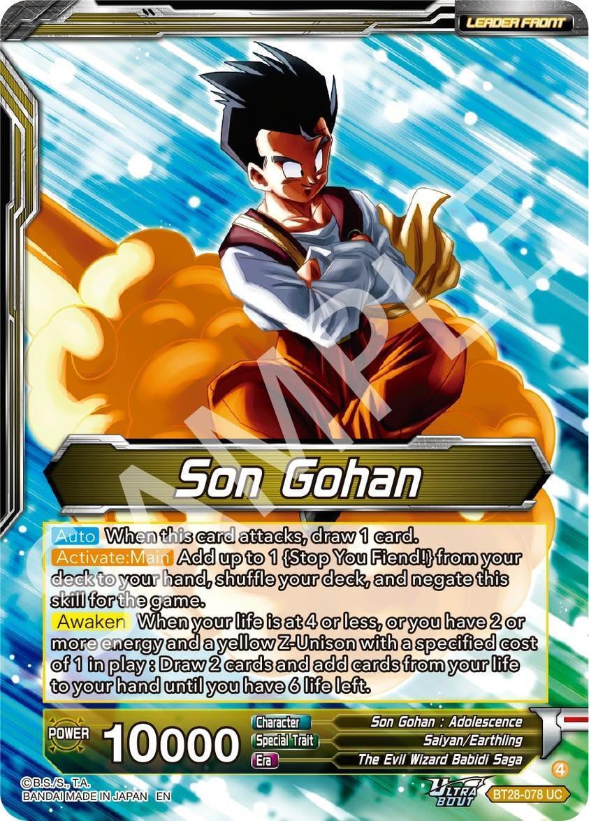 Son Gohan // Great Saiyaman, Love of Justice (BT28-078) [Prismatic Clash]