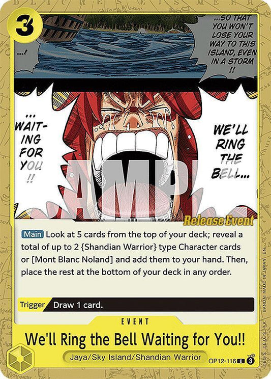 We'll Ring the Bell Waiting for You!! [Legacy of the Master Release Event Cards]