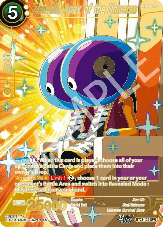 Zen-Oh, Apex of the Universe (SPR) (BT28-125) [Prismatic Clash]