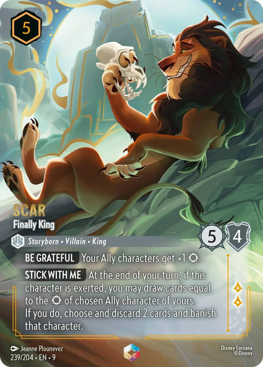 Scar - Finally King (Enchanted) (239/204) [Fabled]