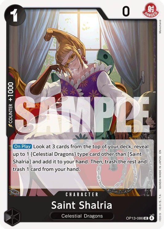 Saint Shalria [Carrying On His Will]