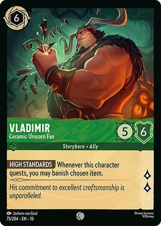 Vladimir - Ceramic Unicorn Fan (75/204) [Whispers in the Well]