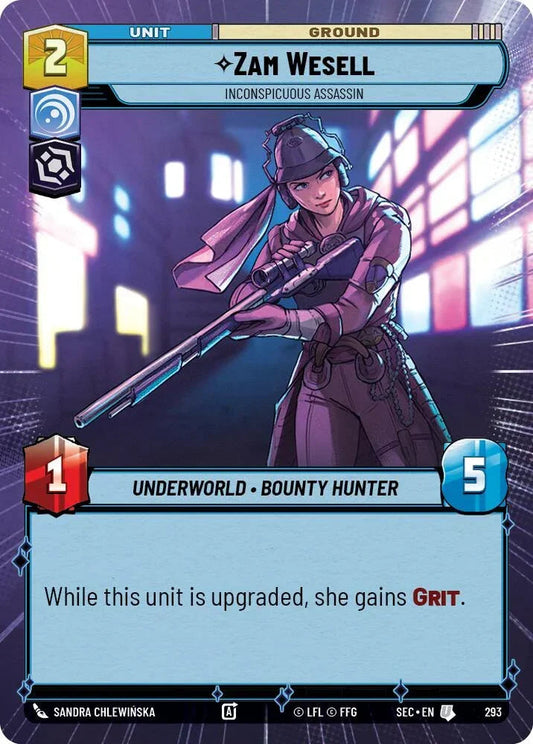 Zam Wesell - Inconspicuous Assassin (Hyperspace) (293) (293) [Secrets of Power]