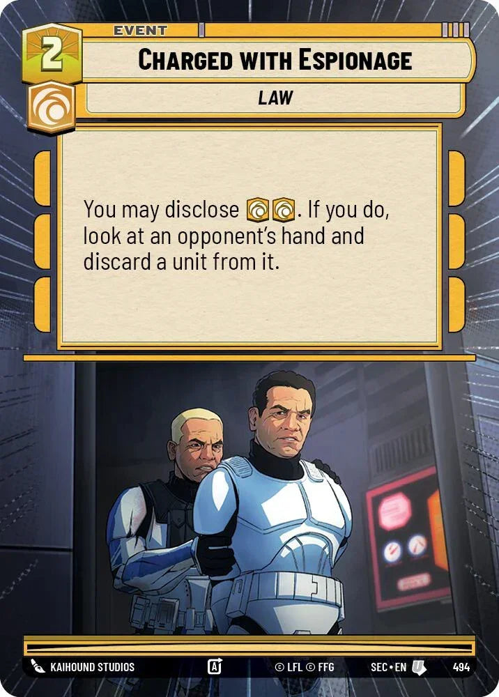 Charged with Espionage (494) (Hyperspace) (494) [Secrets of Power]