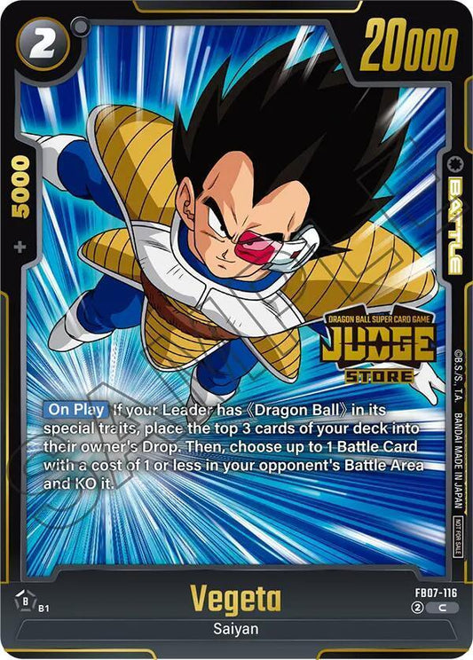 Vegeta (Judge Pack (Store Judge) 05) [Fusion World Tournament Cards]