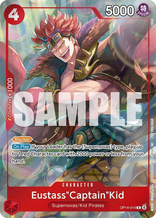 Eustass"Captain"Kid (OP14-014) (Dash Pack) [The Azure Sea's Seven]
