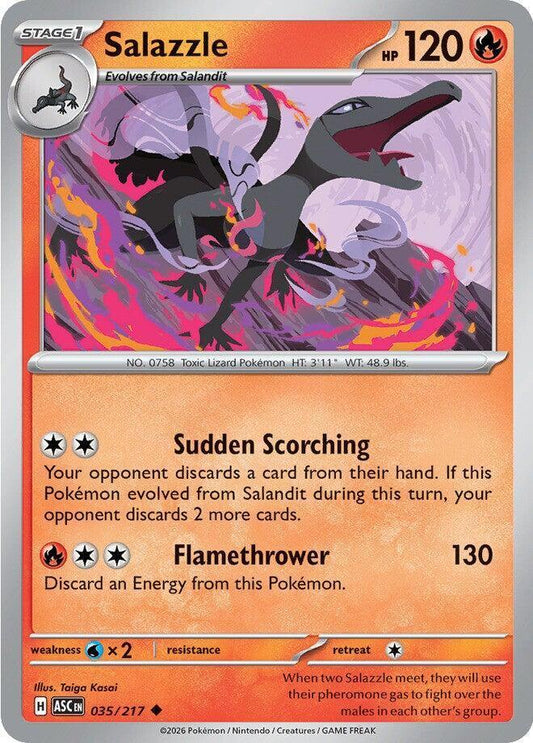 Salazzle (035/217) [Mega Evolution: Ascended Heroes]