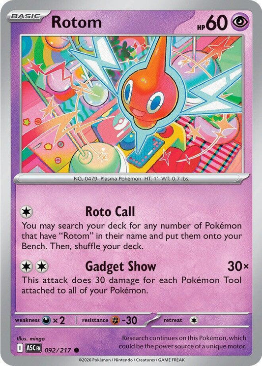 Rotom (092/217) [Mega Evolution: Ascended Heroes]