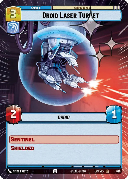 Droid Laser Turret (382) (Hyperspace Foil) (382) [A Lawless Time]