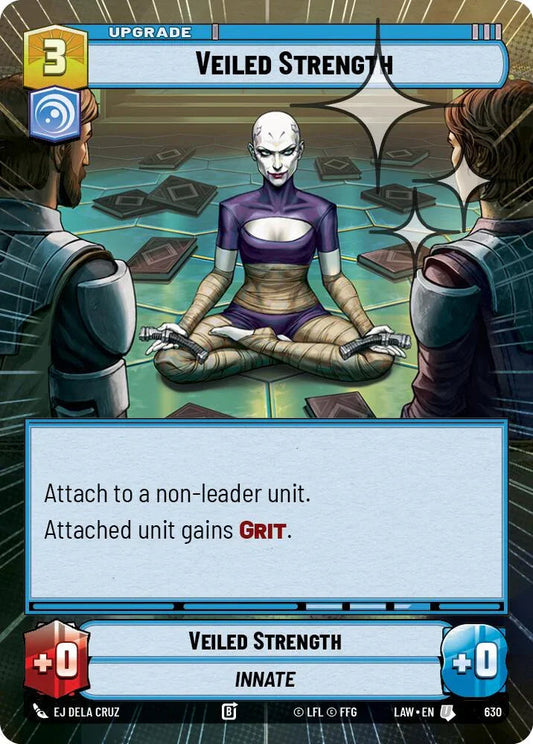 Veiled Strength (392) (Hyperspace Foil) (392) [A Lawless Time]