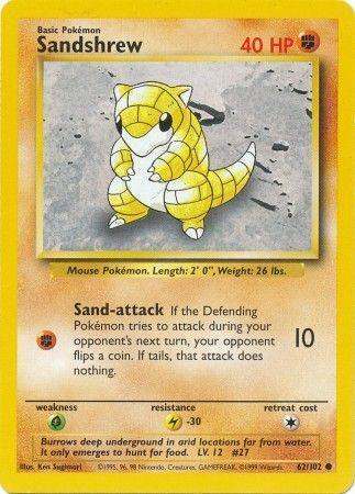 Sandshrew (62/102) [Base Set Unlimited]