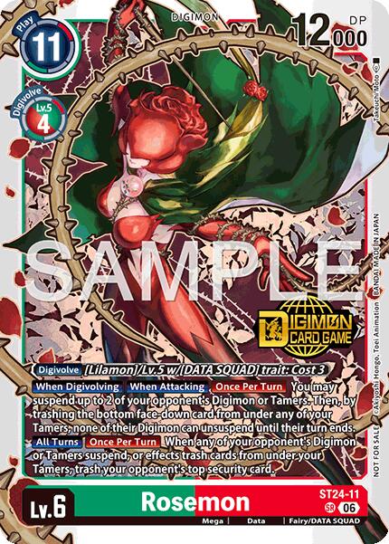 Rosemon [ST24-11] (Welcome Tamers Pack Vol.2) [Starter Deck: Data Squad]