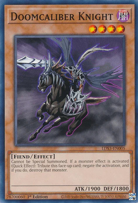 Doomcaliber Knight [LDS3-EN005] Common