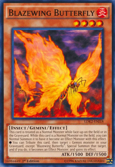 Blazewing Butterfly [LDK2-ENJ18] Common