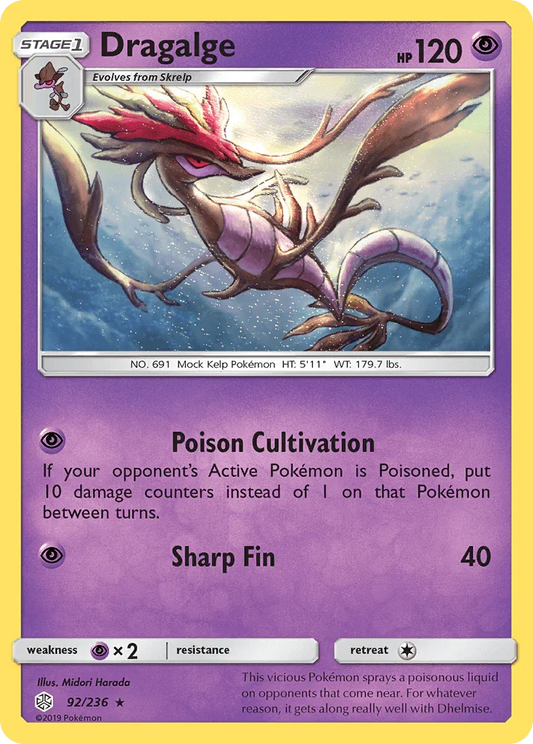 Dragalge (92/236) [Sun & Moon: Cosmic Eclipse]