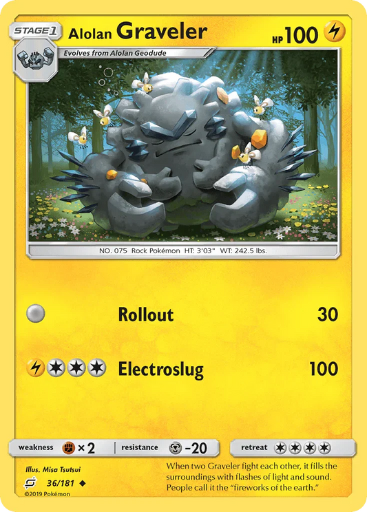 Alolan Graveler (36/181) [Sun & Moon: Team Up]