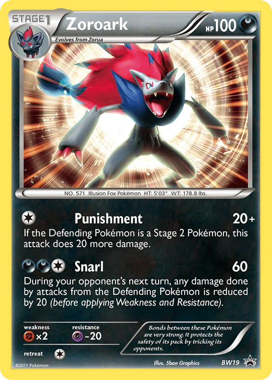 Zoroark (BW19) [Black & White: Black Star Promos]