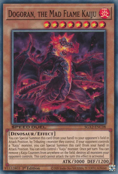 Dogoran, the Mad Flame Kaiju [SGX2-ENC08] Common