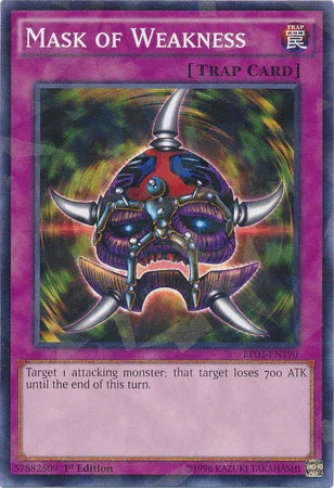 Mask of Weakness [BP03-EN190] Shatterfoil Rare