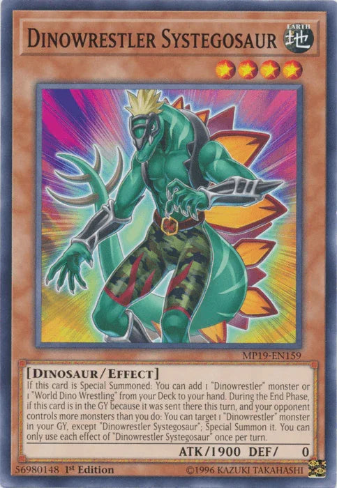 Dinowrestler Systegosaur [MP19-EN159] Common