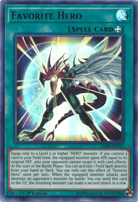Favorite Hero [LED6-EN015] Ultra Rare