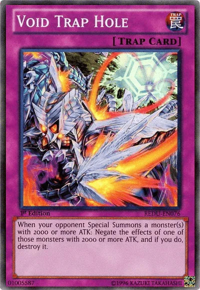 Void Trap Hole [REDU-EN076] Super Rare