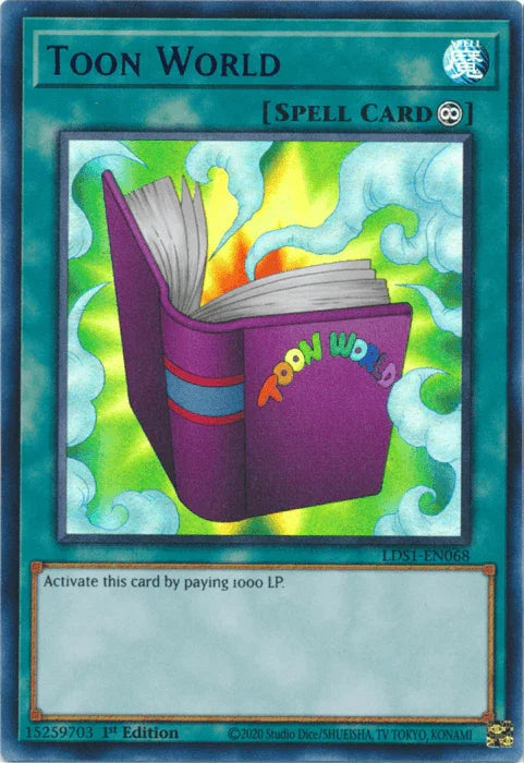 Toon World (Blue) [LDS1-EN068] Ultra Rare