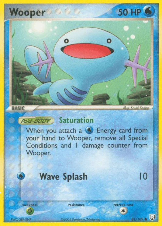 Wooper (81/109) [EX: Team Rocket Returns]
