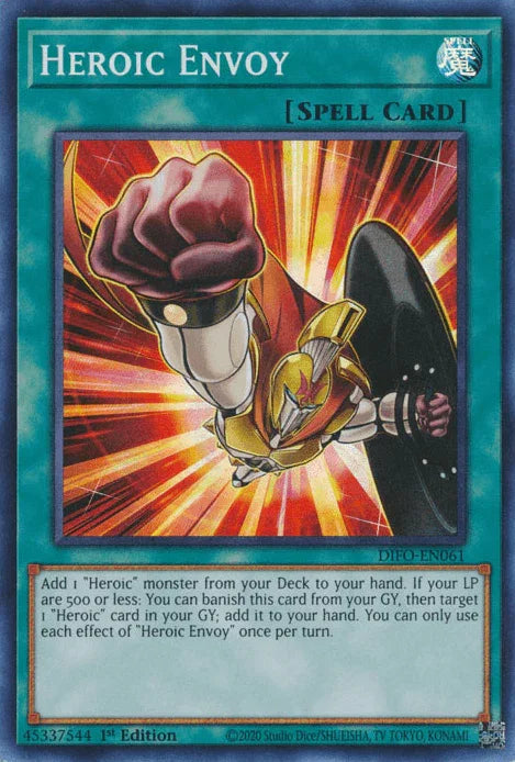 Heroic Envoy [DIFO-EN061] Super Rare