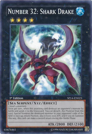 Number 32: Shark Drake [SP14-EN023] Starfoil Rare