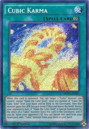 Cubic Karma [MVP1-ENS41] Secret Rare