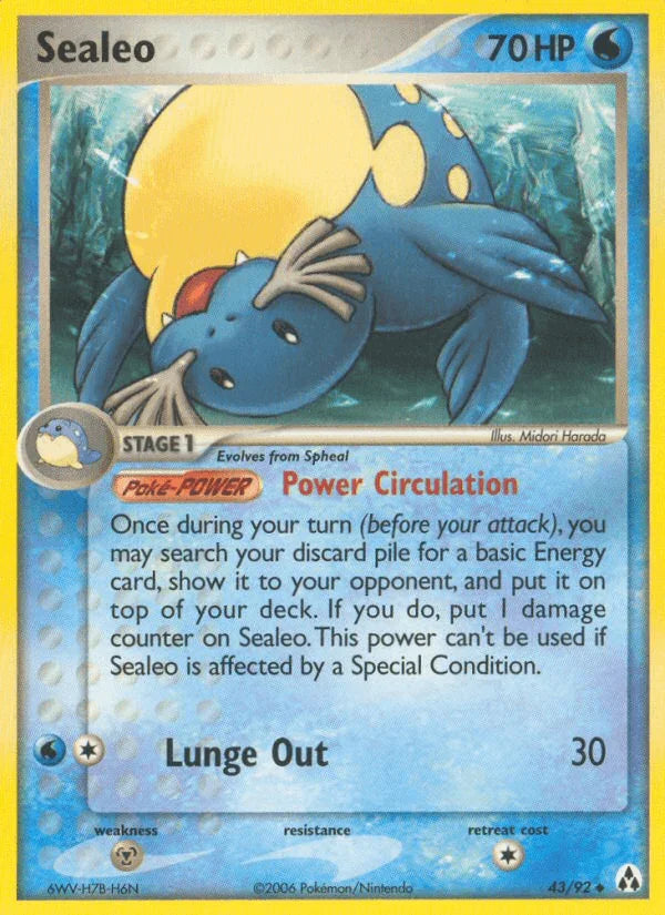 Sealeo (43/92) [EX: Legend Maker]