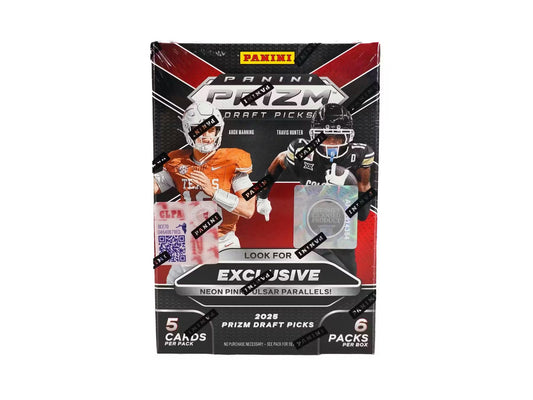2025 Panini Prizm Draft Picks Football 6-Pack Hobby Blaster Box
