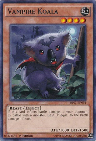 Vampire Koala [BP03-EN094] Rare
