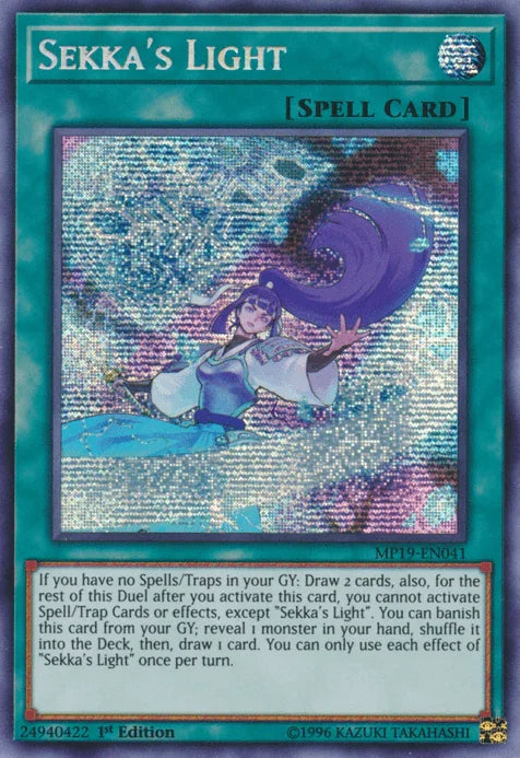 Sekka's Light [MP19-EN041] Prismatic Secret Rare