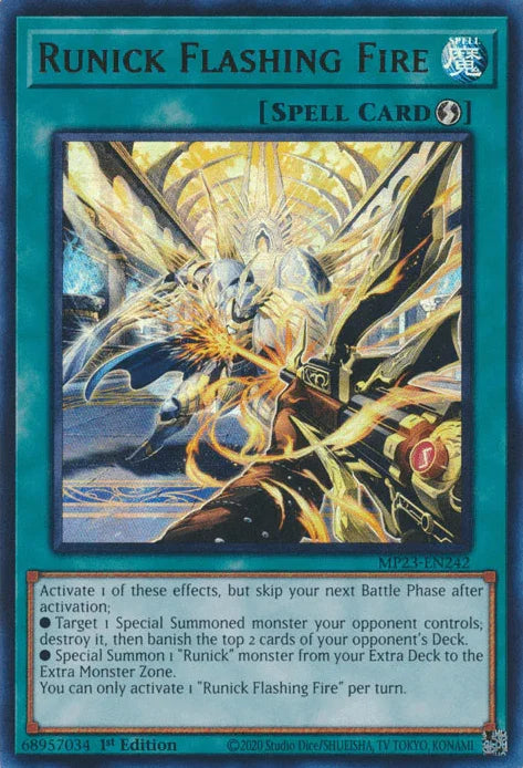 Runick Flashing Fire [MP23-EN242] Ultra Rare