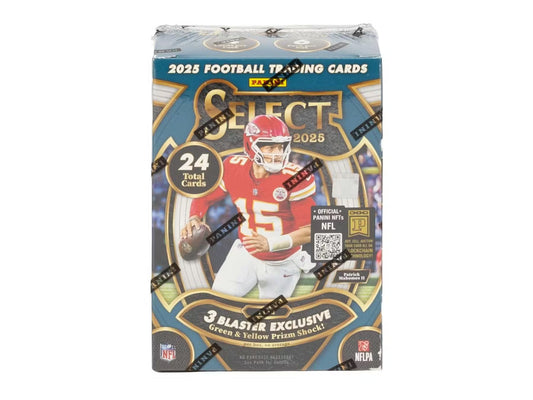 2025 Panini Select Football Blaster Box (Green & Yellow Prizms)