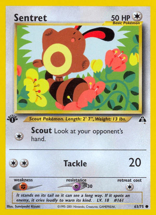 Sentret (63/75) [Neo Discovery 1st Edition]