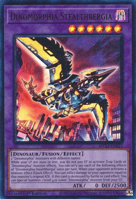 Dinomorphia Stealthbergia [MP23-EN021] Ultra Rare