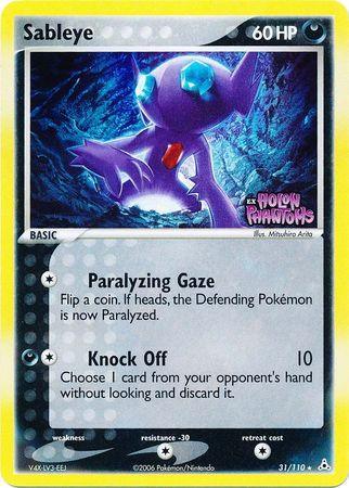 Sableye (31/110) (Stamped) [EX: Holon Phantoms]
