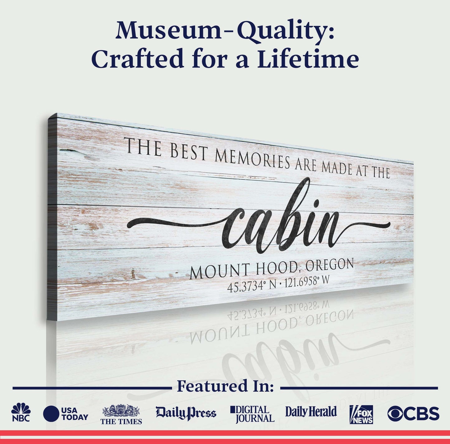 Best Memories Are Made At The Cabin Sign II