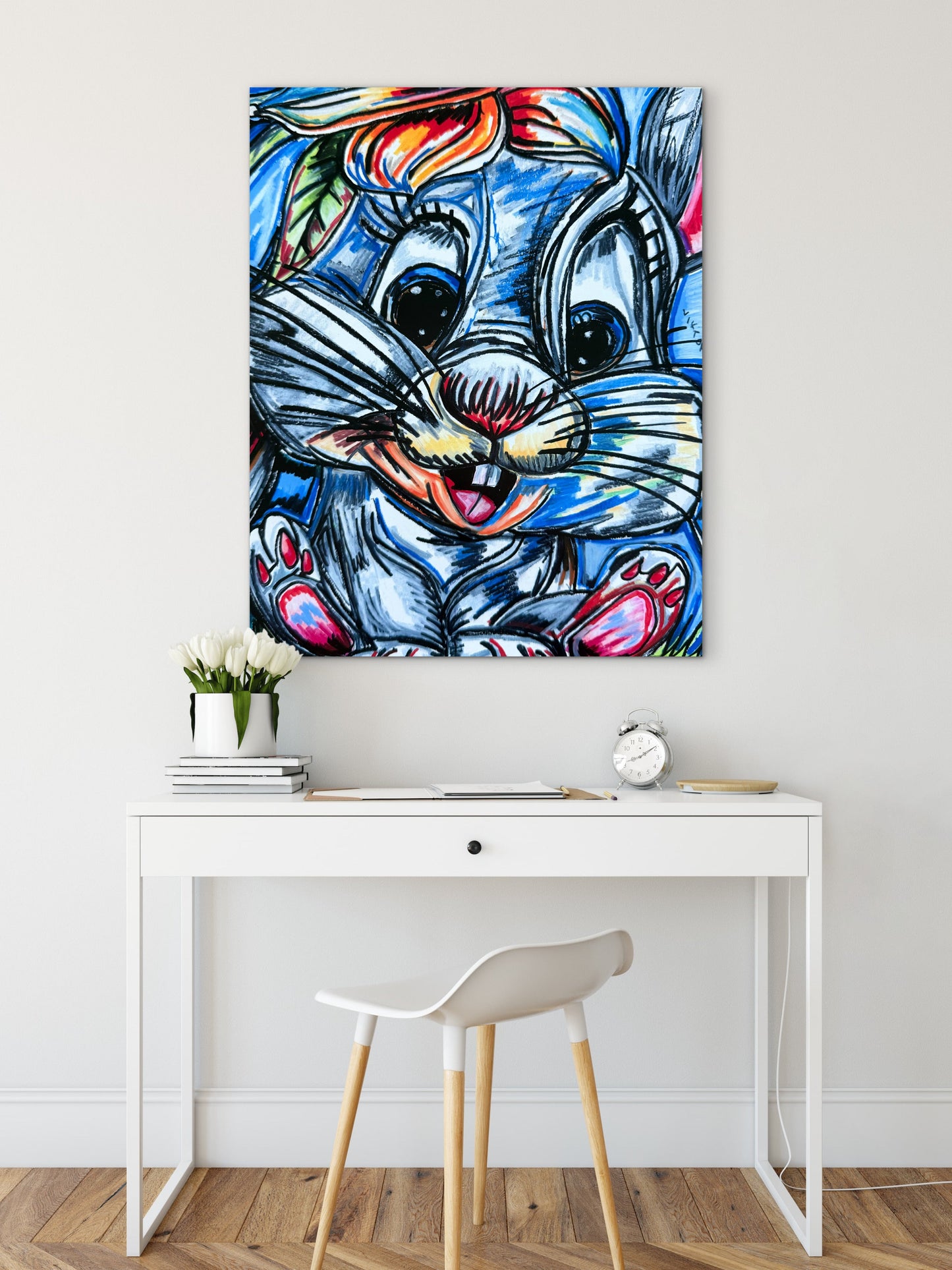 Cute Rabbit - Art Prints