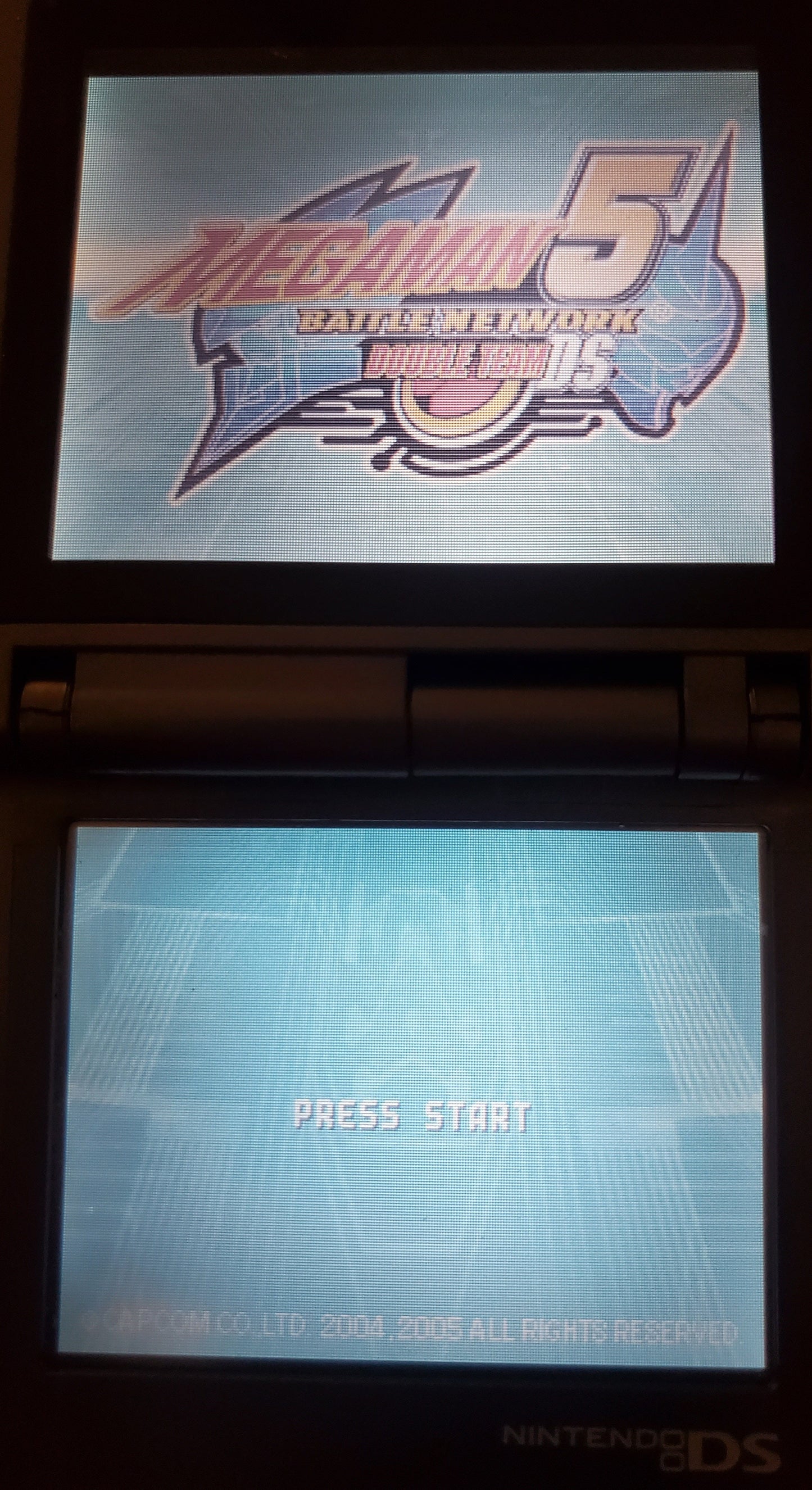 Mega Man 5 Battle Network Double Team NDS Video Game Nintendo DS 2005
