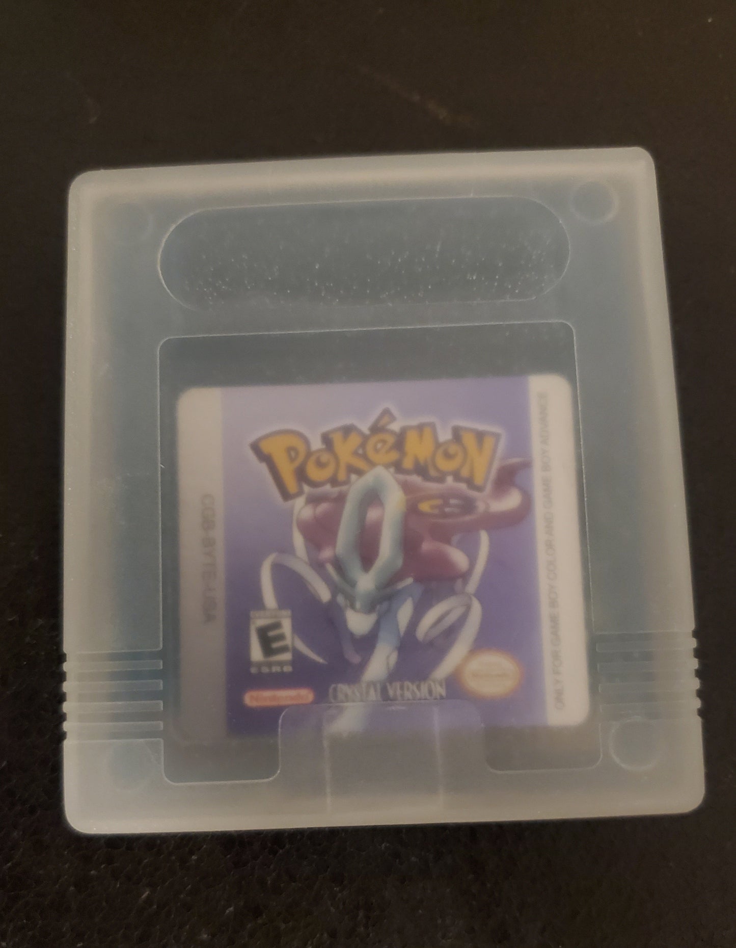 Pokemon Crystal GBC Gameboy Color Video Game Cartridge 2001