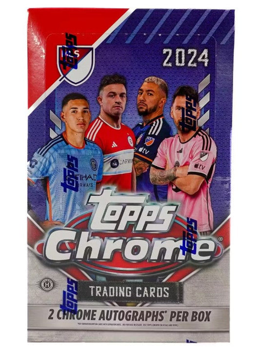 2024 Topps MLS Major League Soccer Chrome Hobby Box