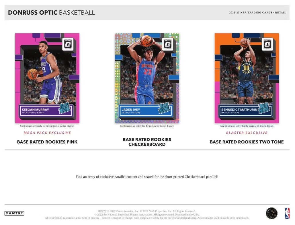 2022/23 Panini Donruss Optic Basketball 6-Pack Hobby Blaster Box (Green Shock Prizms!)